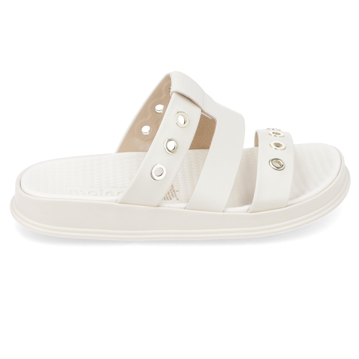 Sandalia Blanco OFF Moleca Ecocuero 35 / Blanco OFF