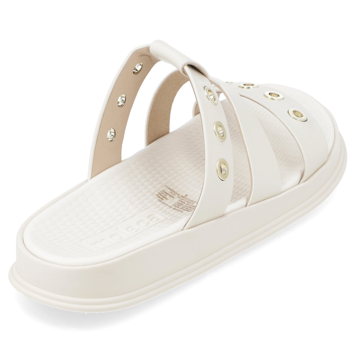 Sandalia Blanco OFF Moleca Ecocuero 35 / Blanco OFF