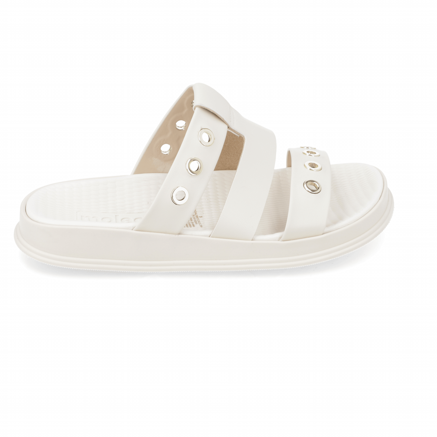 Sandalia Blanco OFF Moleca Ecocuero 35 / Blanco OFF