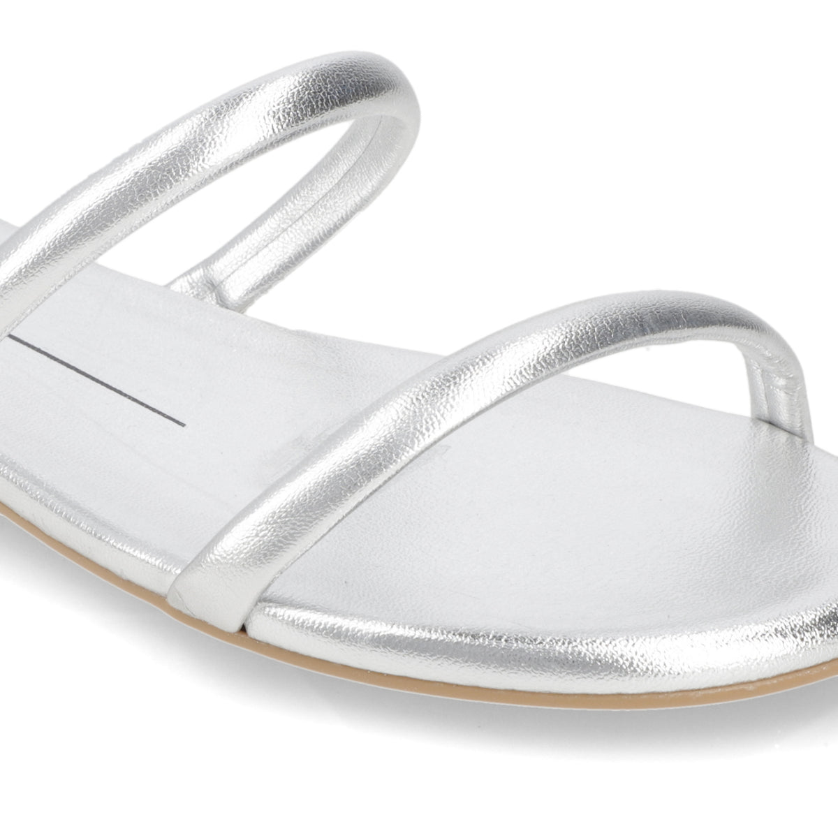 Sandalia Plateado Moleca 35 / Plateado