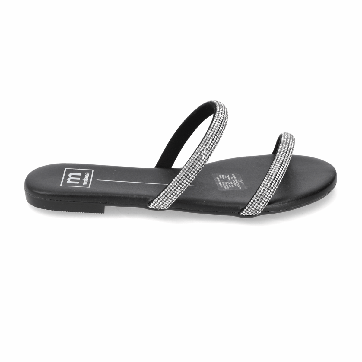 Sandalia Negro Moleca 35 / Negro