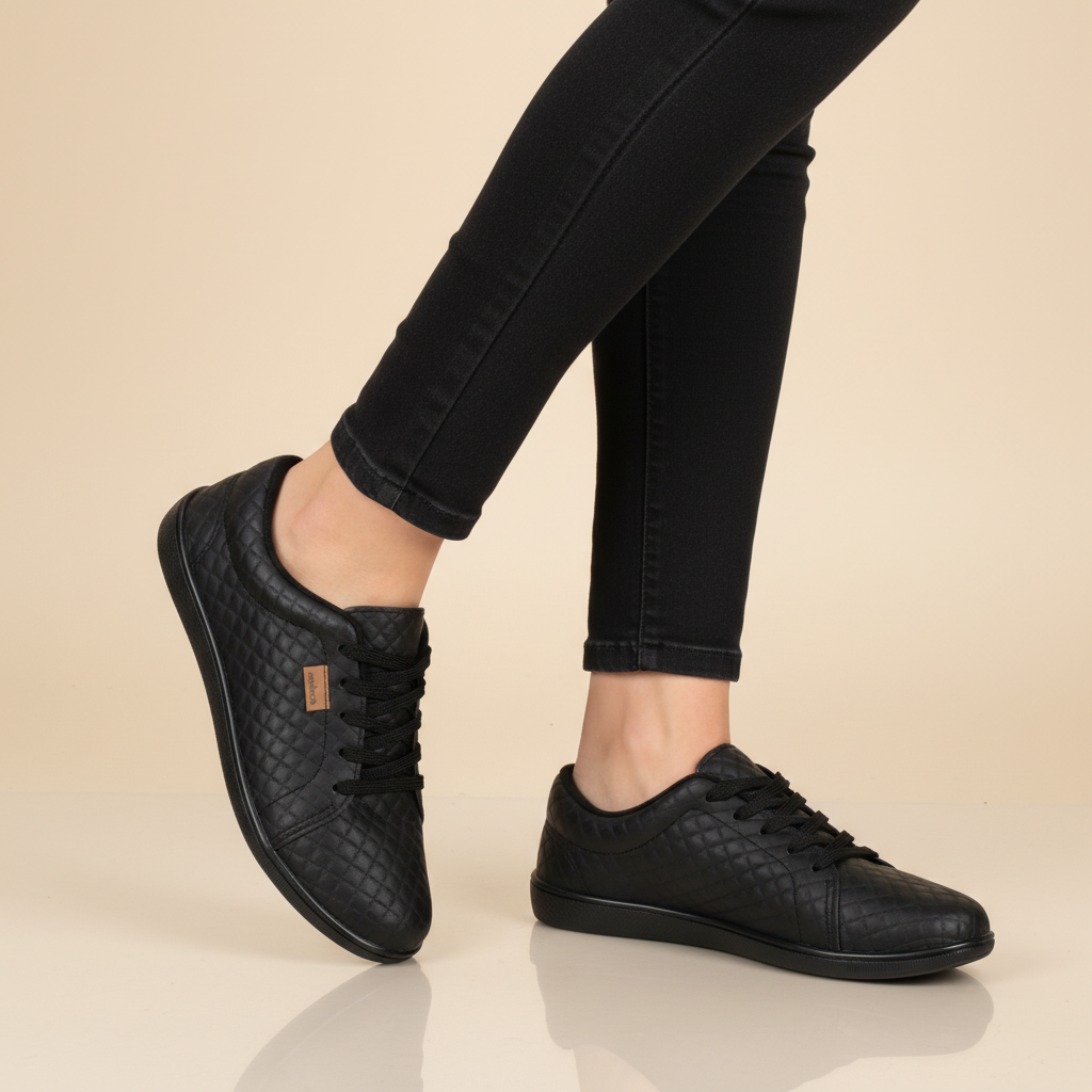 Zapatilla Casual Negro Moleca