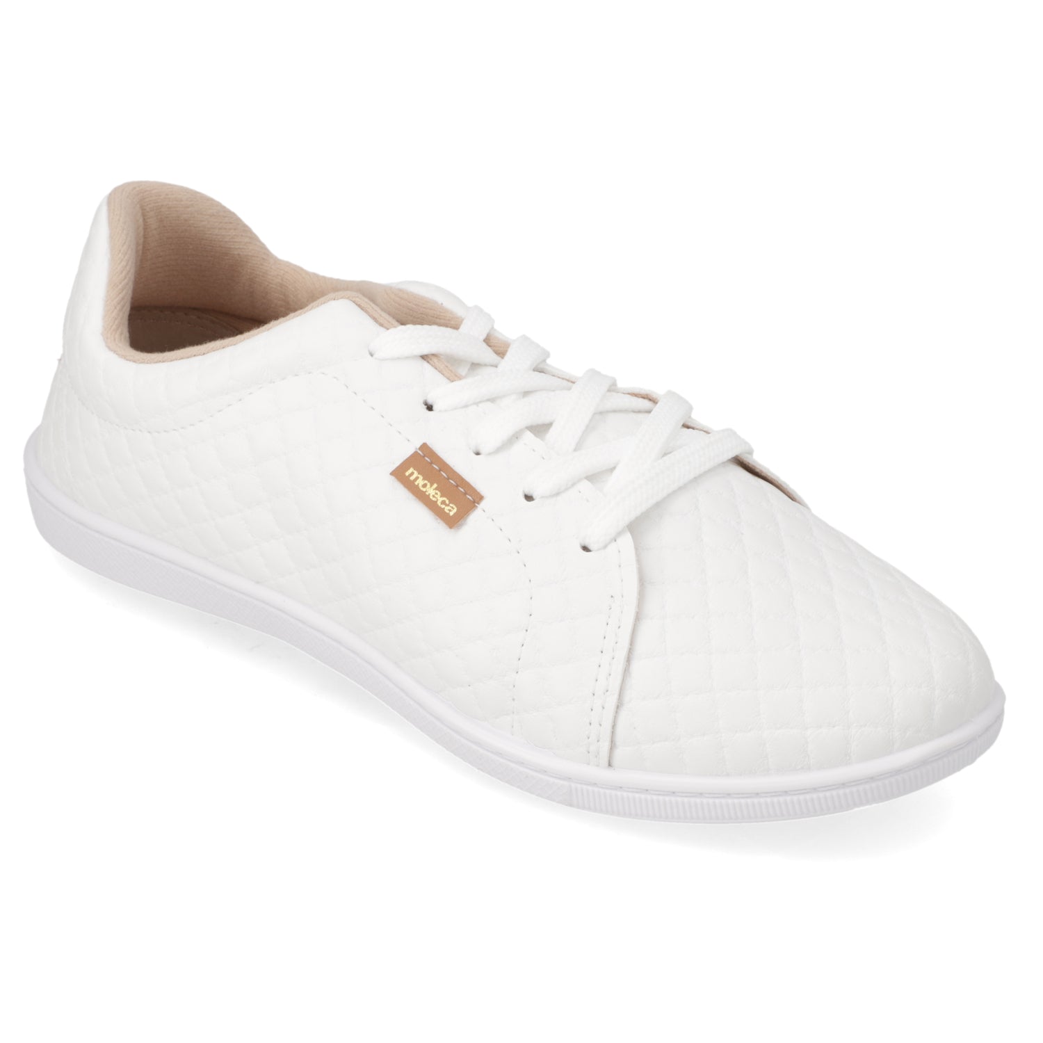 Zapatilla Casual Blanco Moleca 35 / Blanco