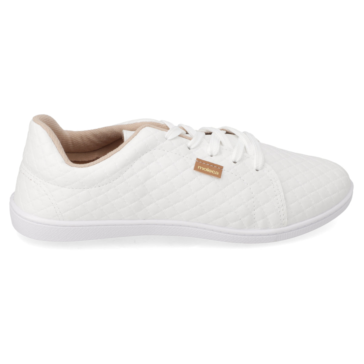 Zapatilla Casual Blanco Moleca 35 / Blanco