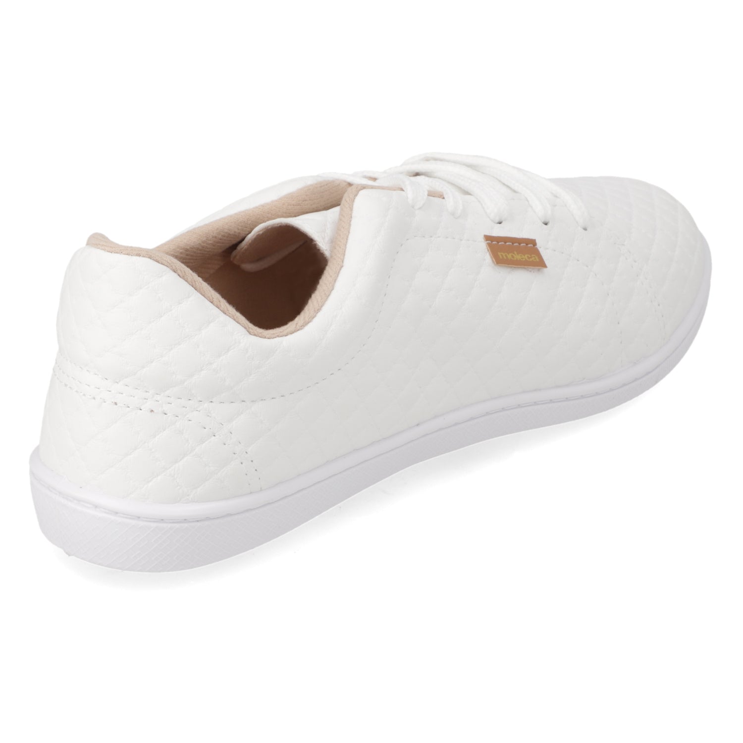 Zapatilla Casual Blanco Moleca 35 / Blanco