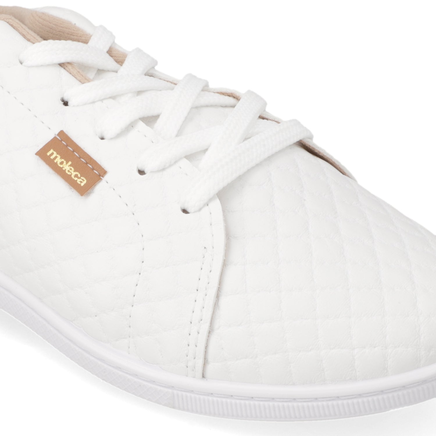 Zapatilla Casual Blanco Moleca 35 / Blanco