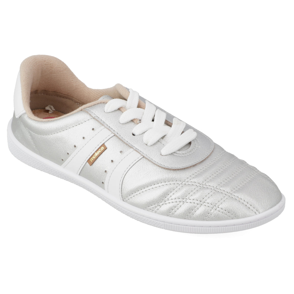 Zapatilla Urbana Plateado Moleca