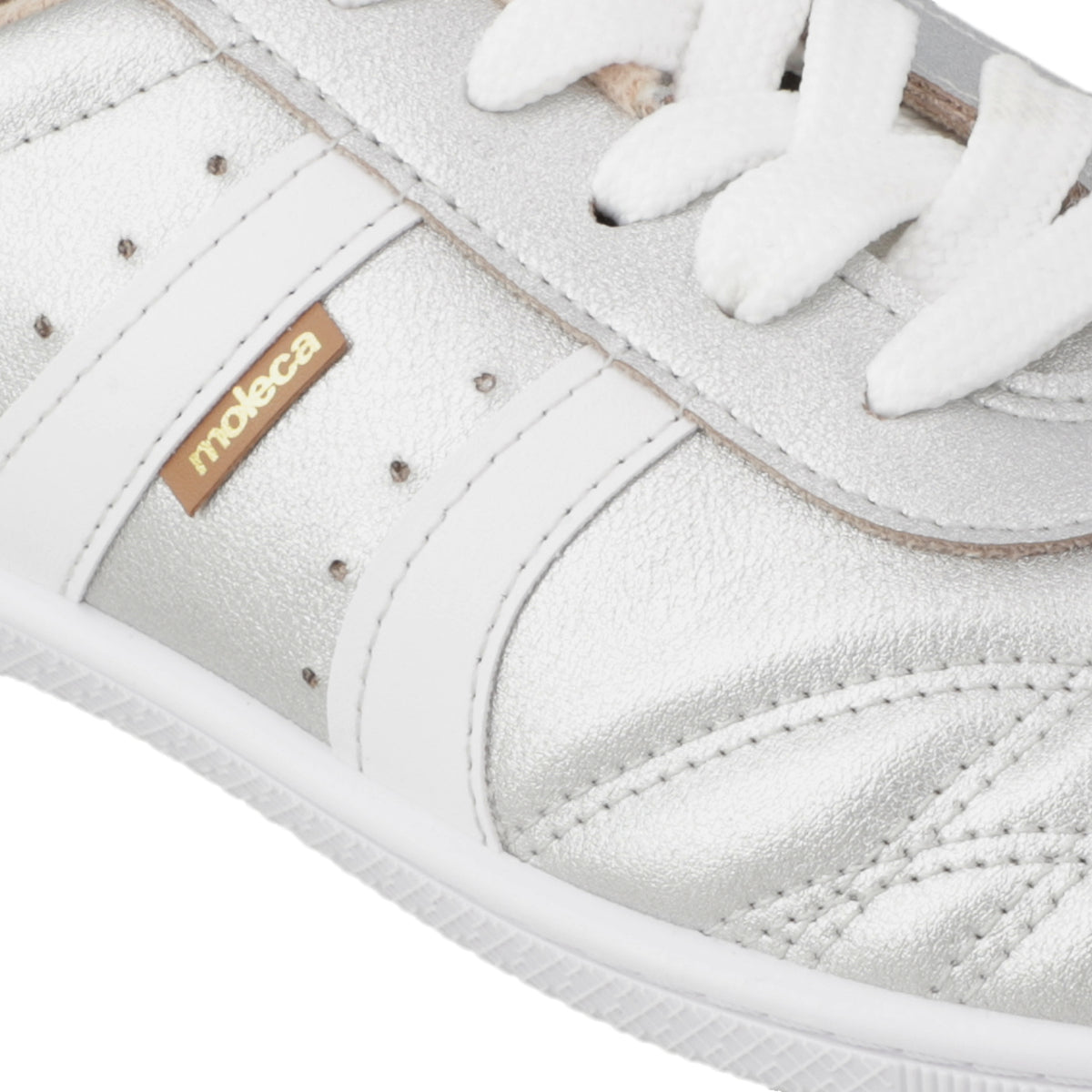 Zapatilla Urbana Plateado Moleca