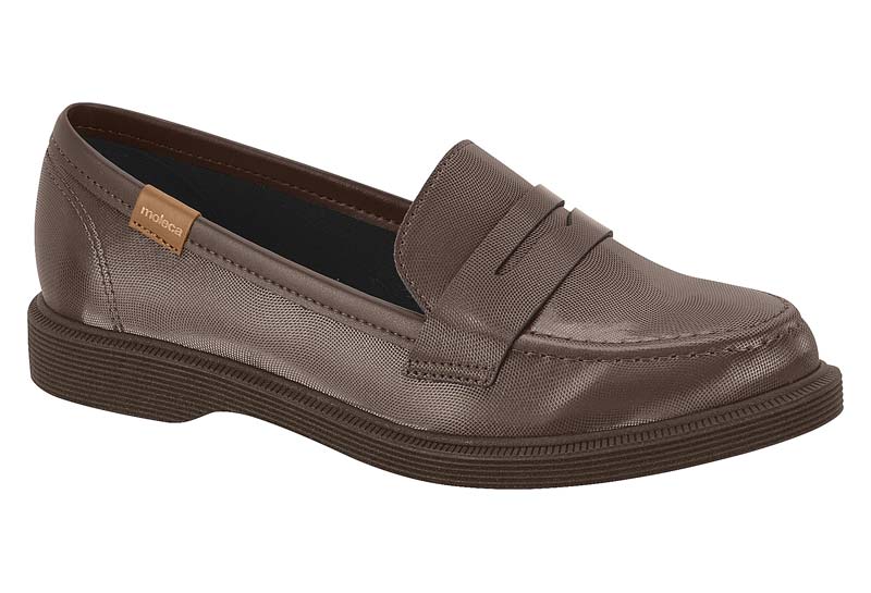 Mocasin Bronce Moleca 35 / Bronce