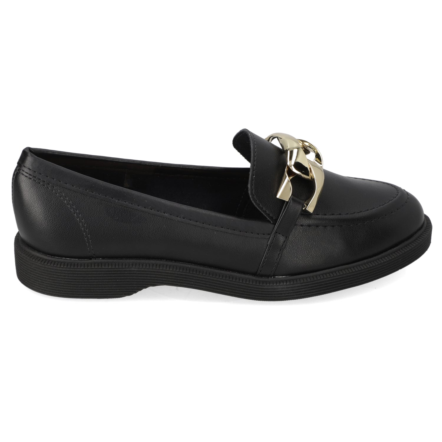 Mocasin Negro Moleca 35 / Negro