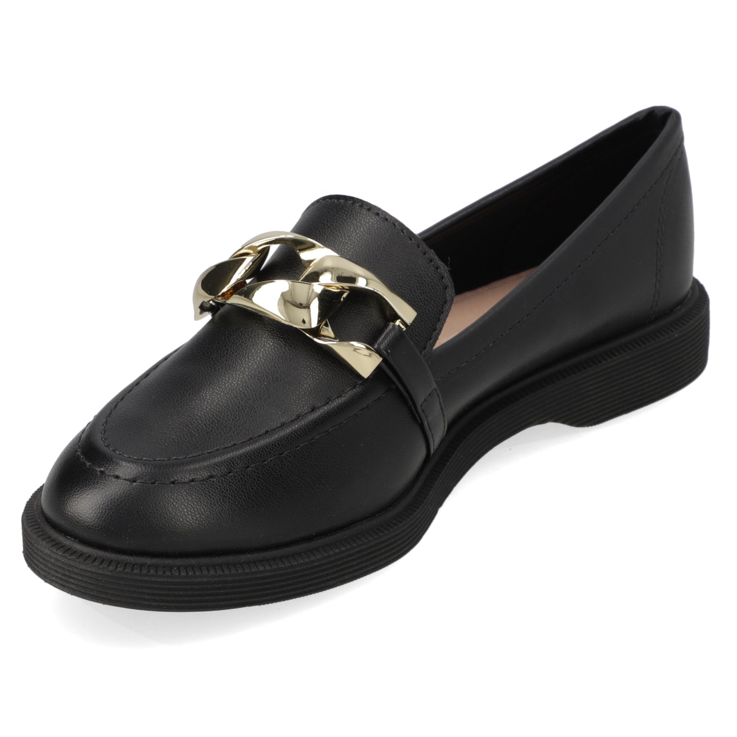 Mocasin Negro Moleca 35 / Negro
