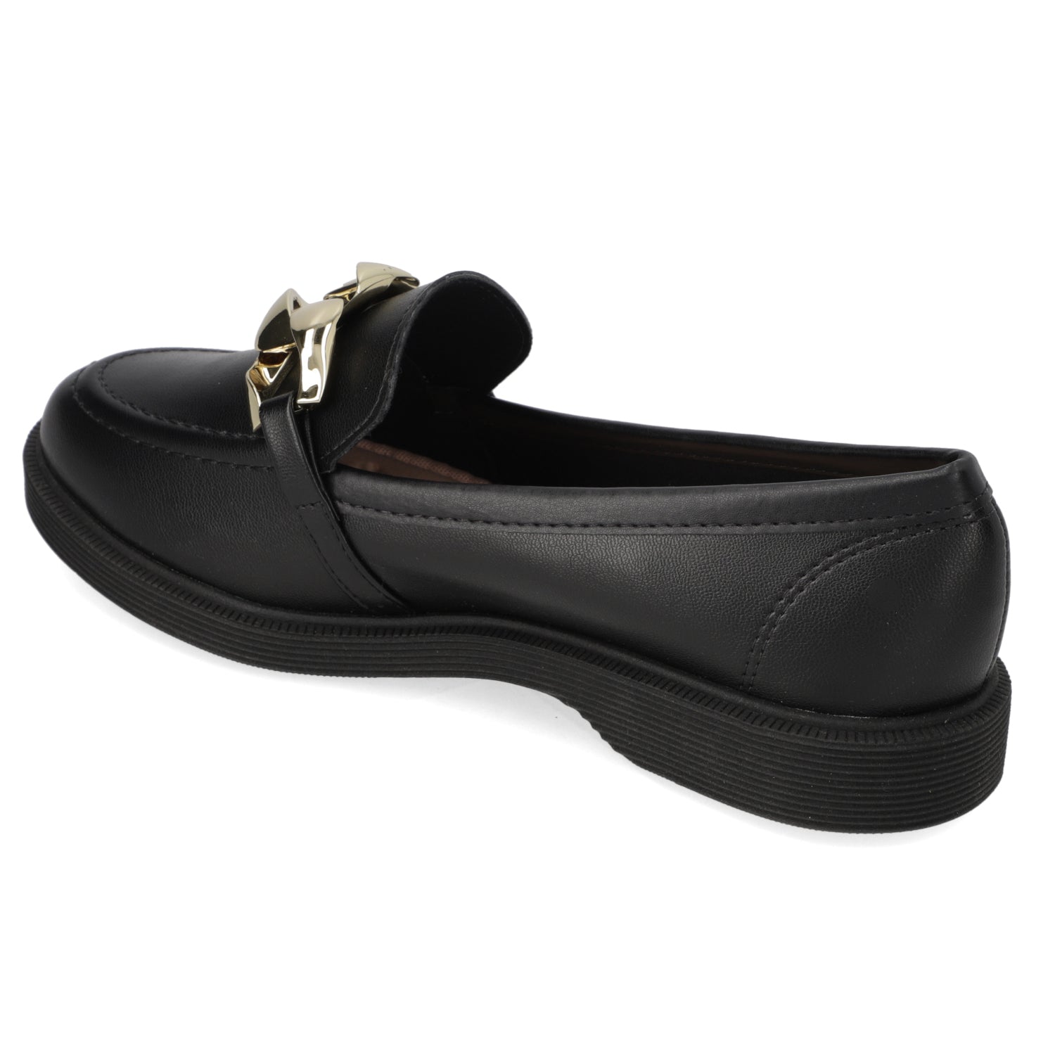 Mocasin Negro Moleca 35 / Negro