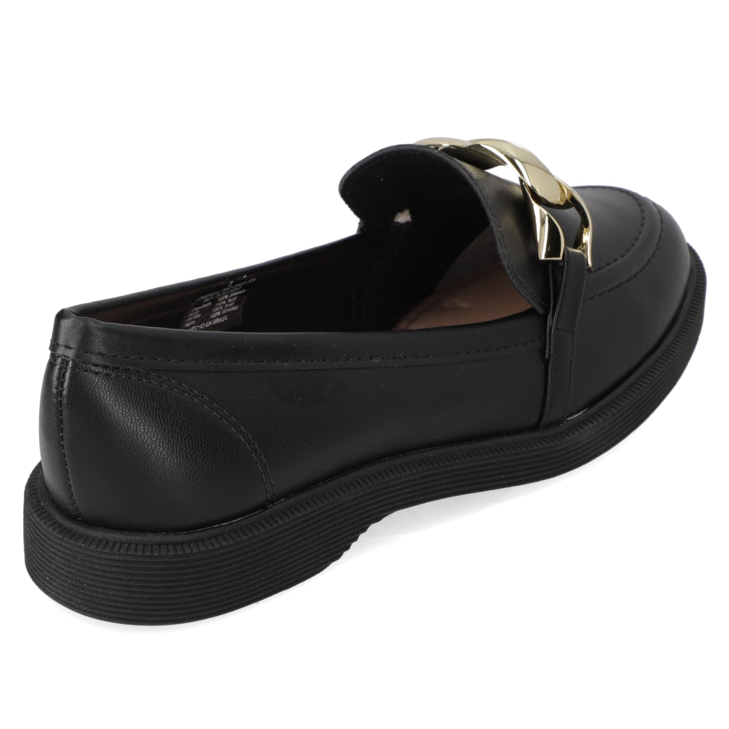 Mocasin Negro Moleca 35 / Negro