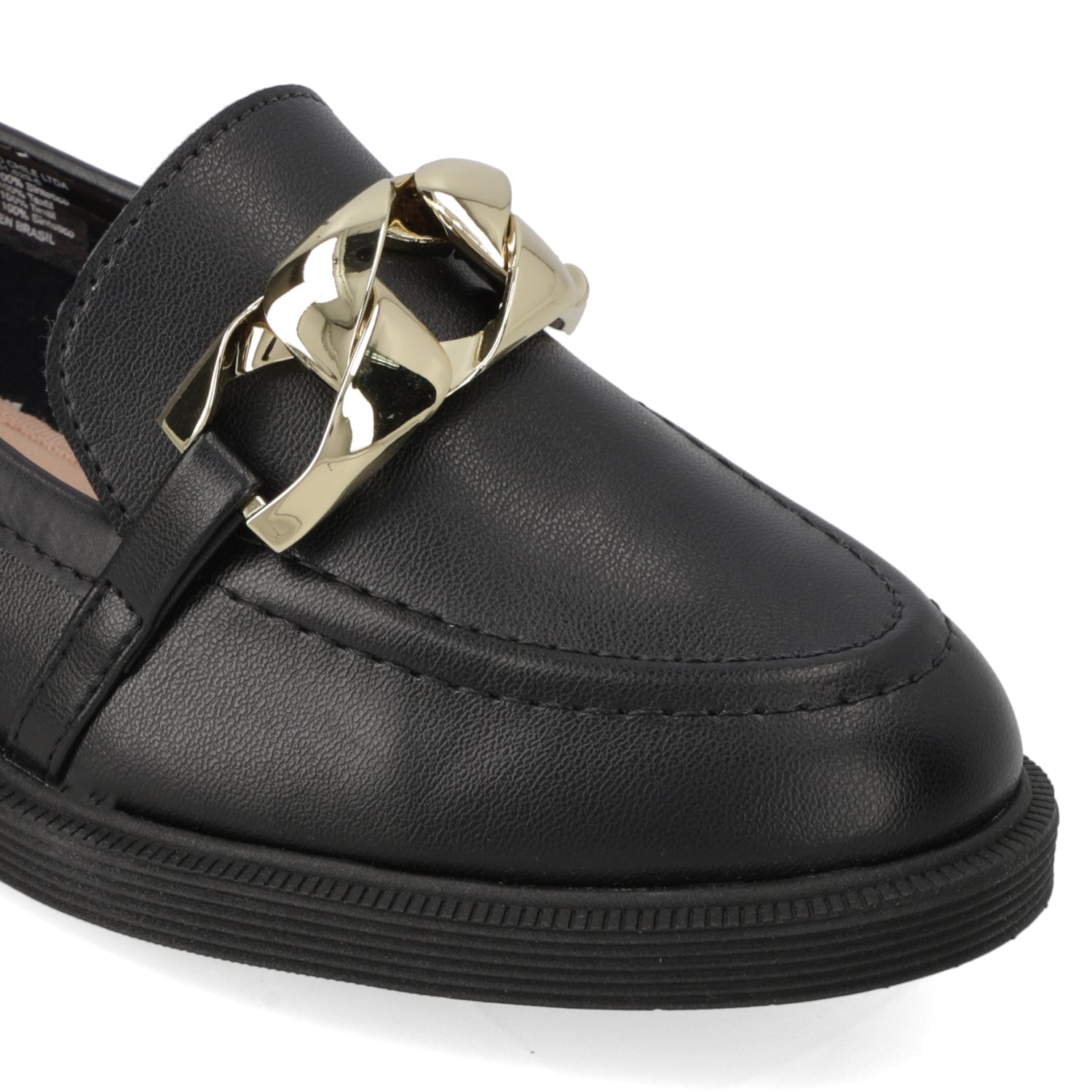 Mocasin Negro Moleca 35 / Negro