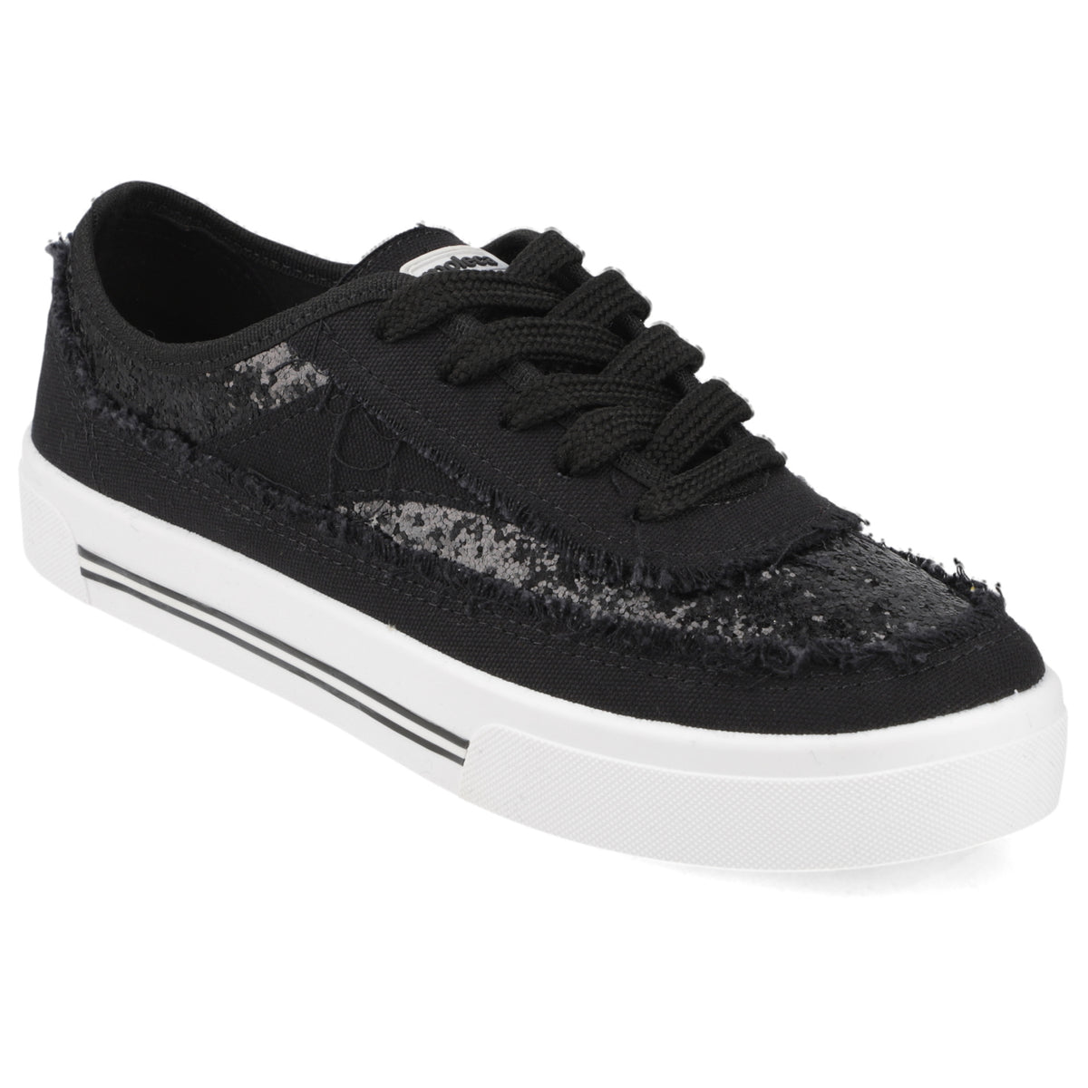 Zapatilla Glitter Negra Moleca