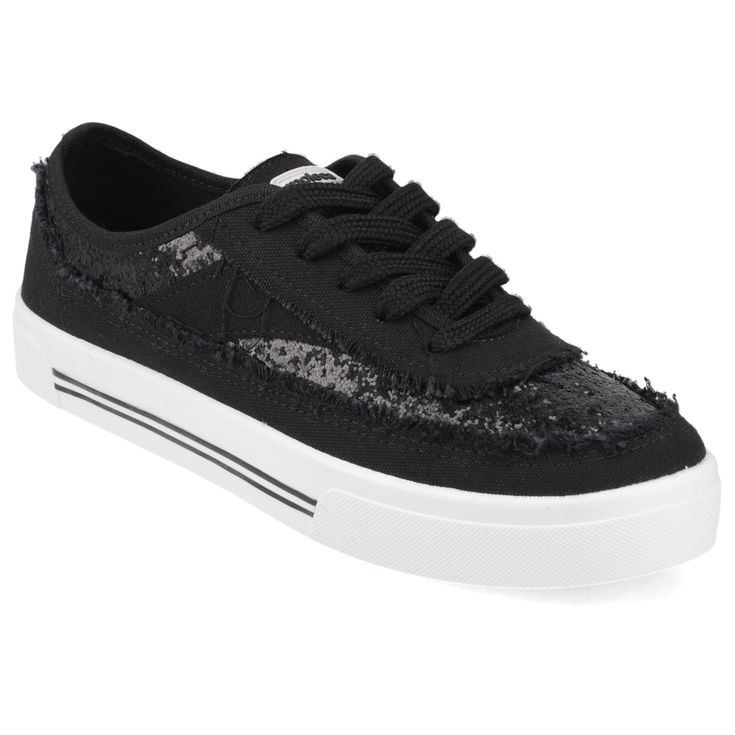 Zapatilla Glitter Negra Moleca
