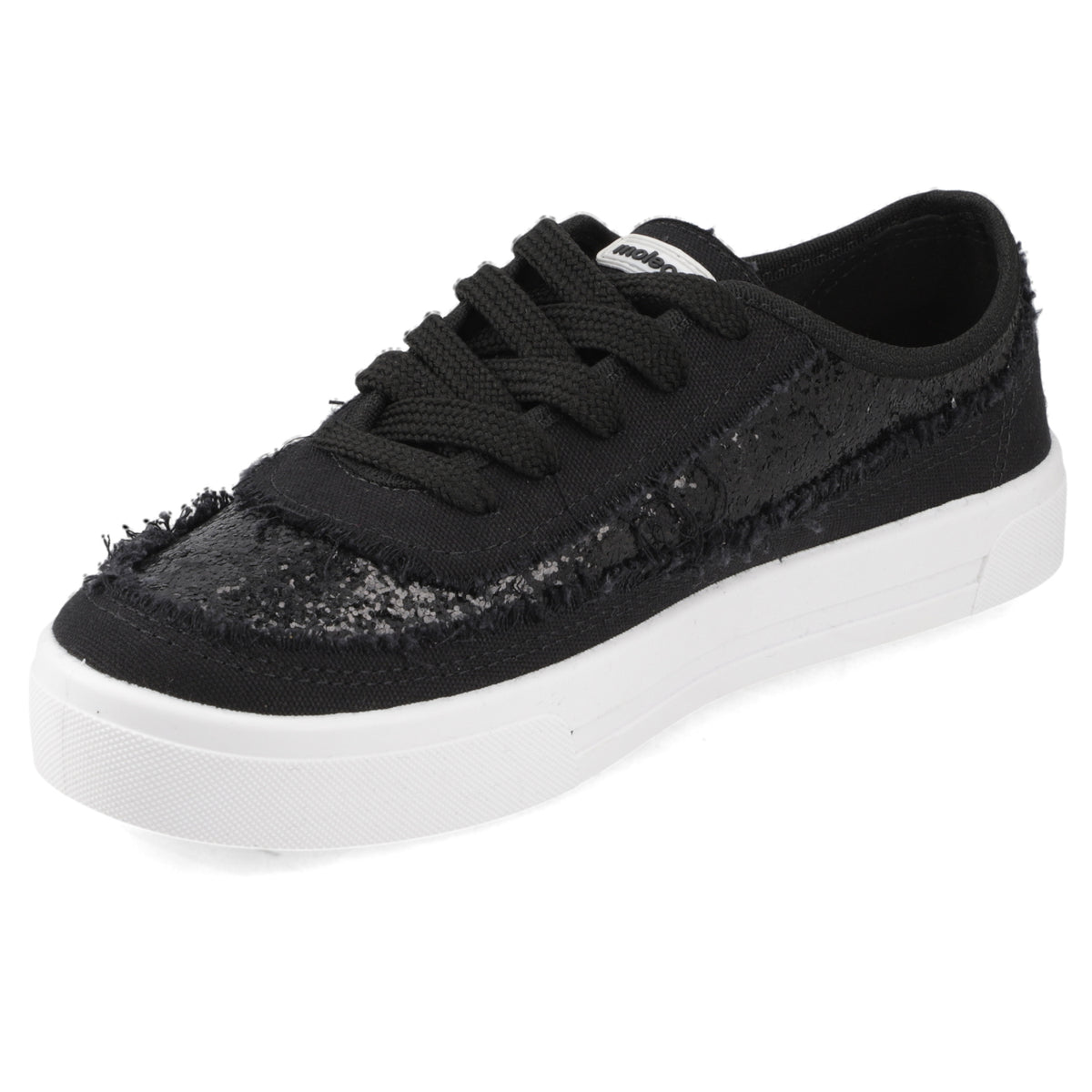Zapatilla Glitter Negra Moleca