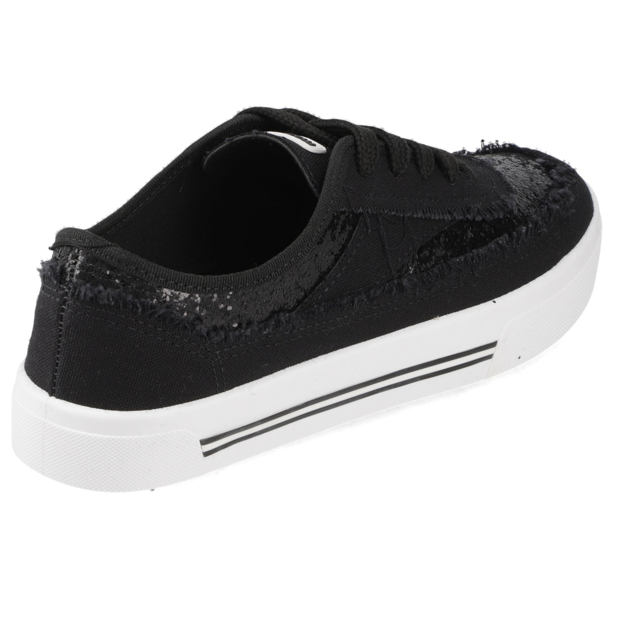 Zapatilla Glitter Negra Moleca