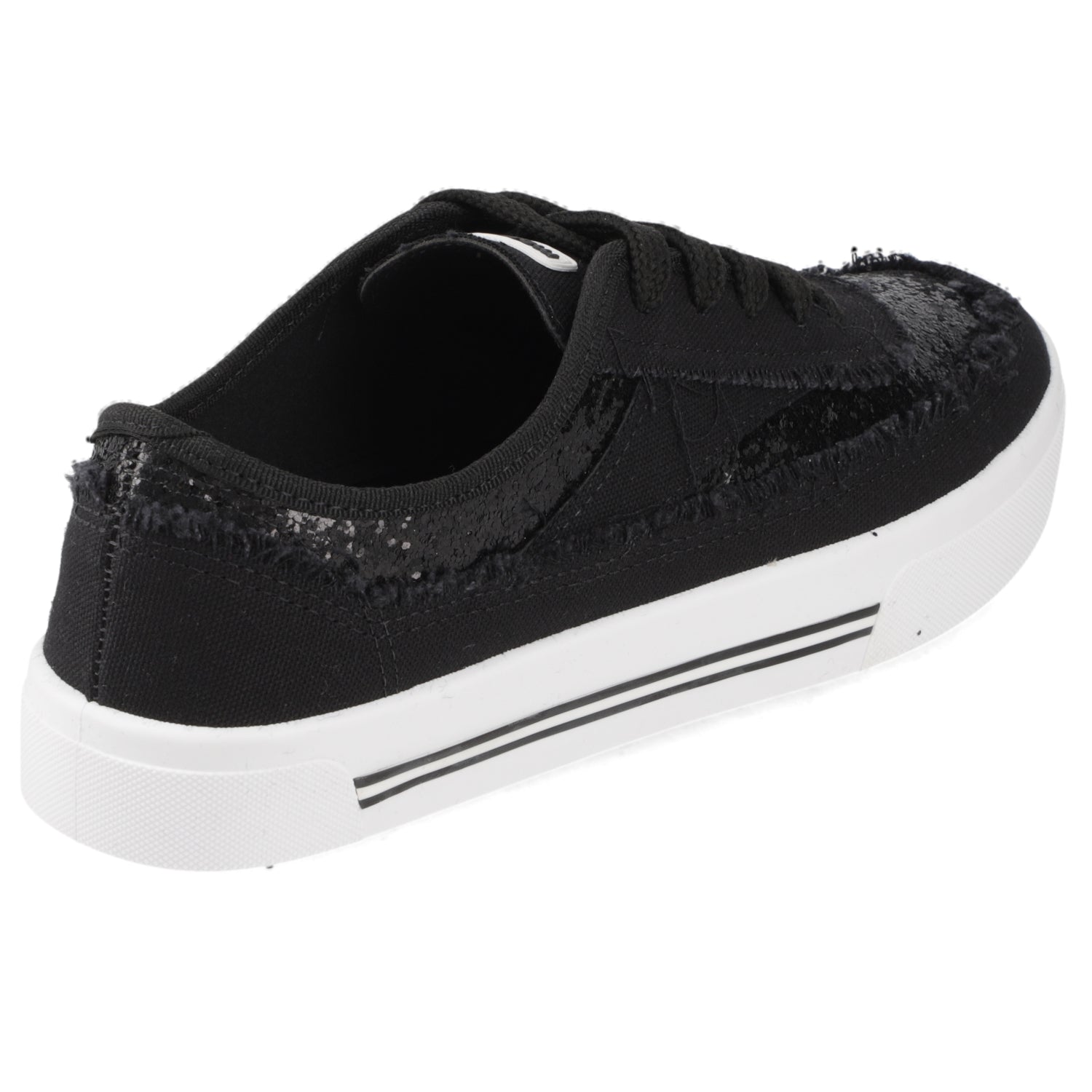 Zapatilla Glitter Negra Moleca