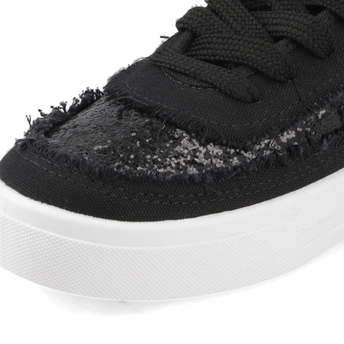 Zapatilla Glitter Negra Moleca