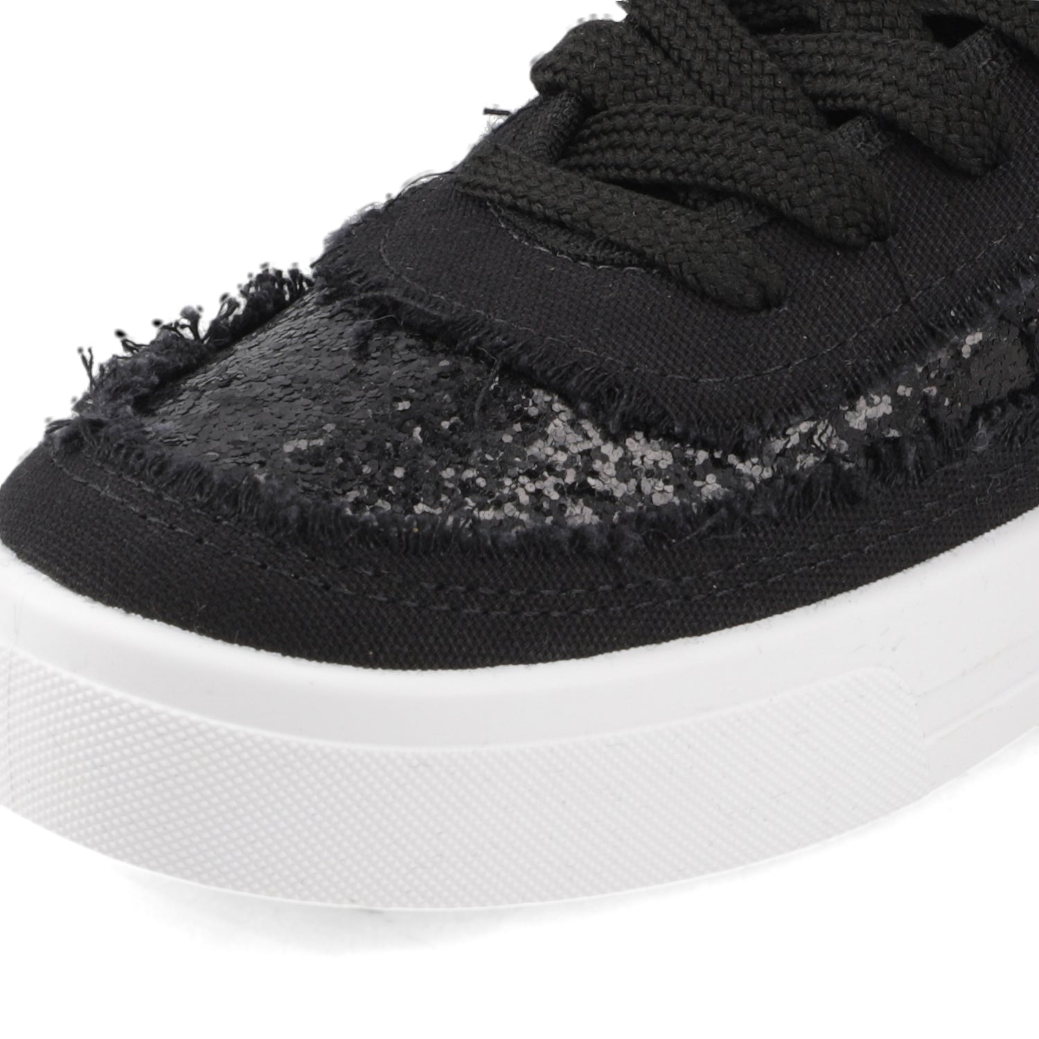 Zapatilla Glitter Negra Moleca