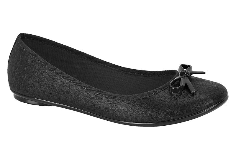 Ballerina Moleca Textil Negro 35
