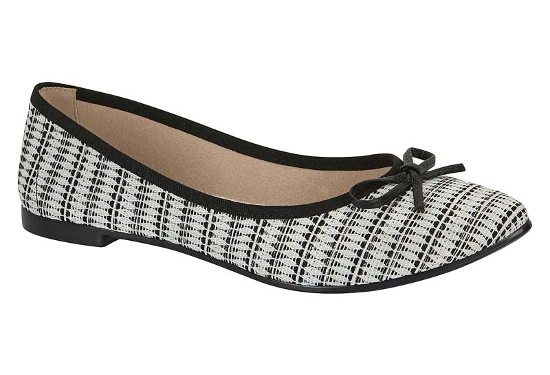 Ballerina Mujer Moleca Textil MultiNegro 35