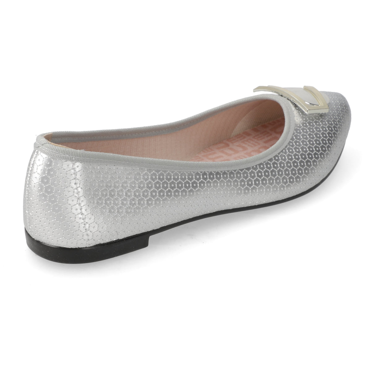 Ballerina Metalizados Plateado