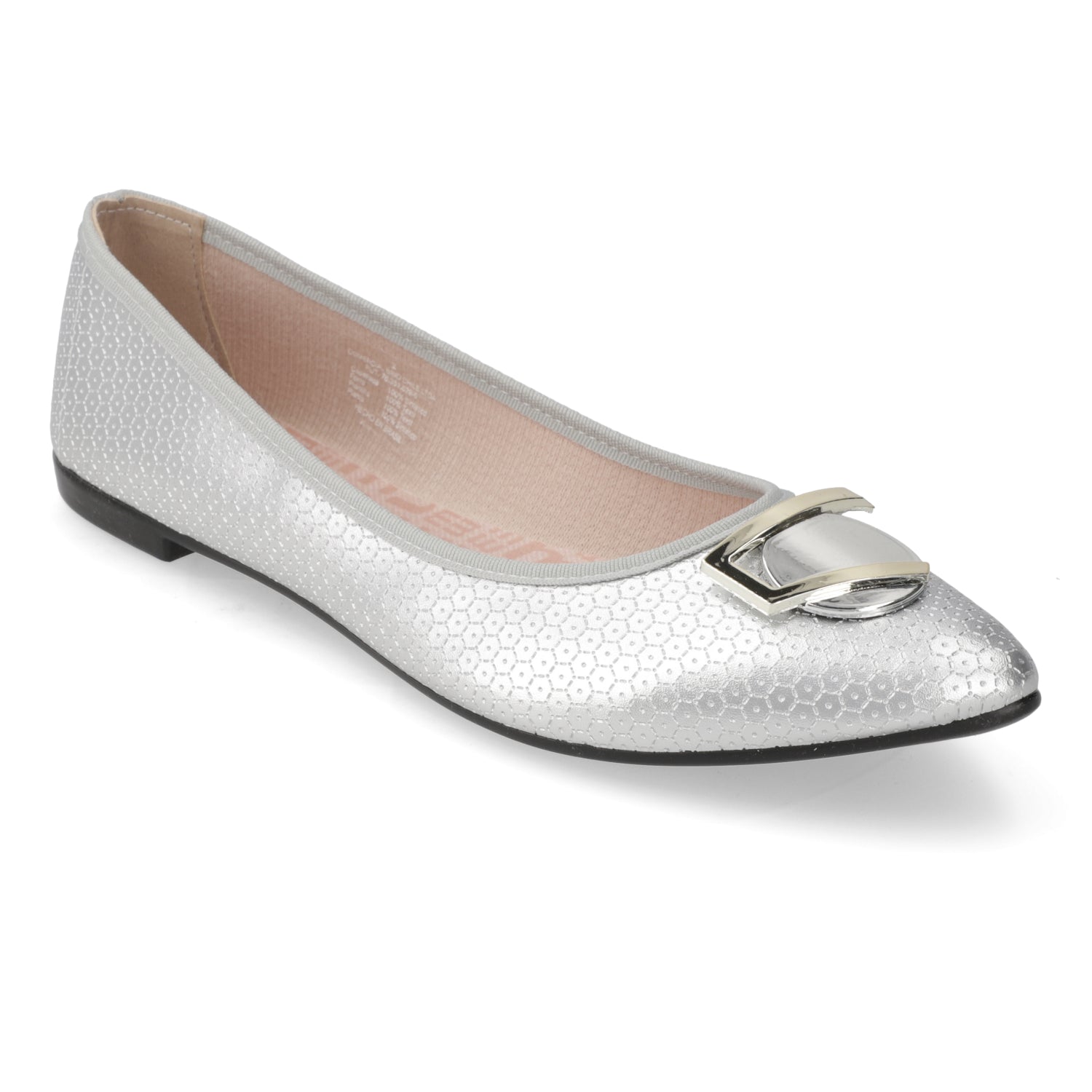 Ballerina Metalizados Plateado