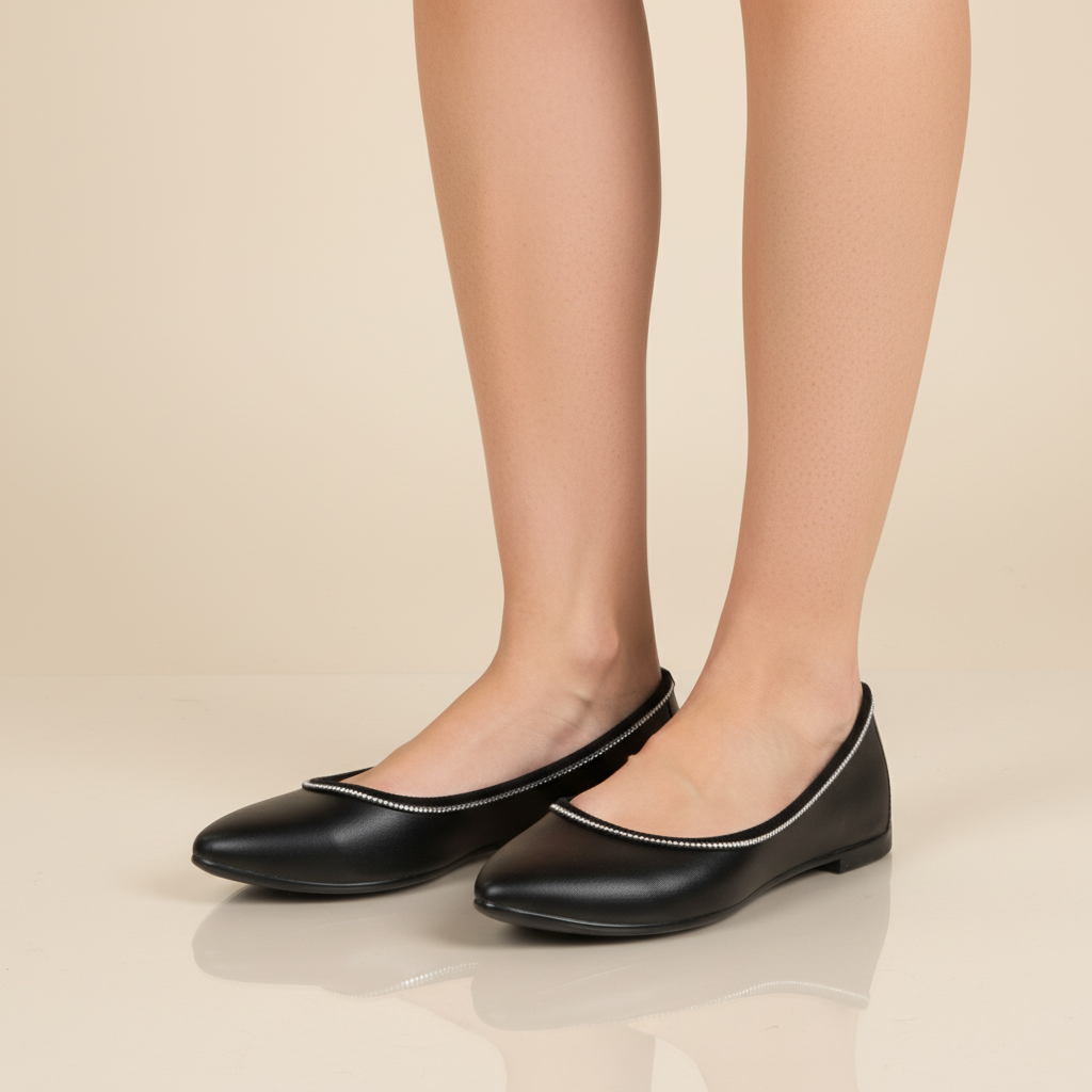 Ballerina Mujer Moleca Negro