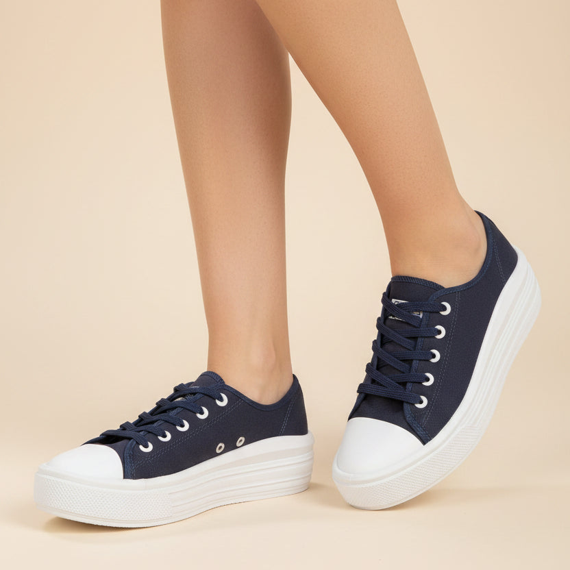 Zapatilla Azul Marino Moleca