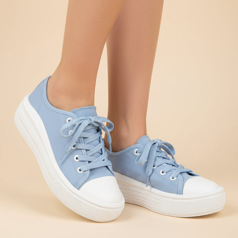 Zapatilla Celeste Azul