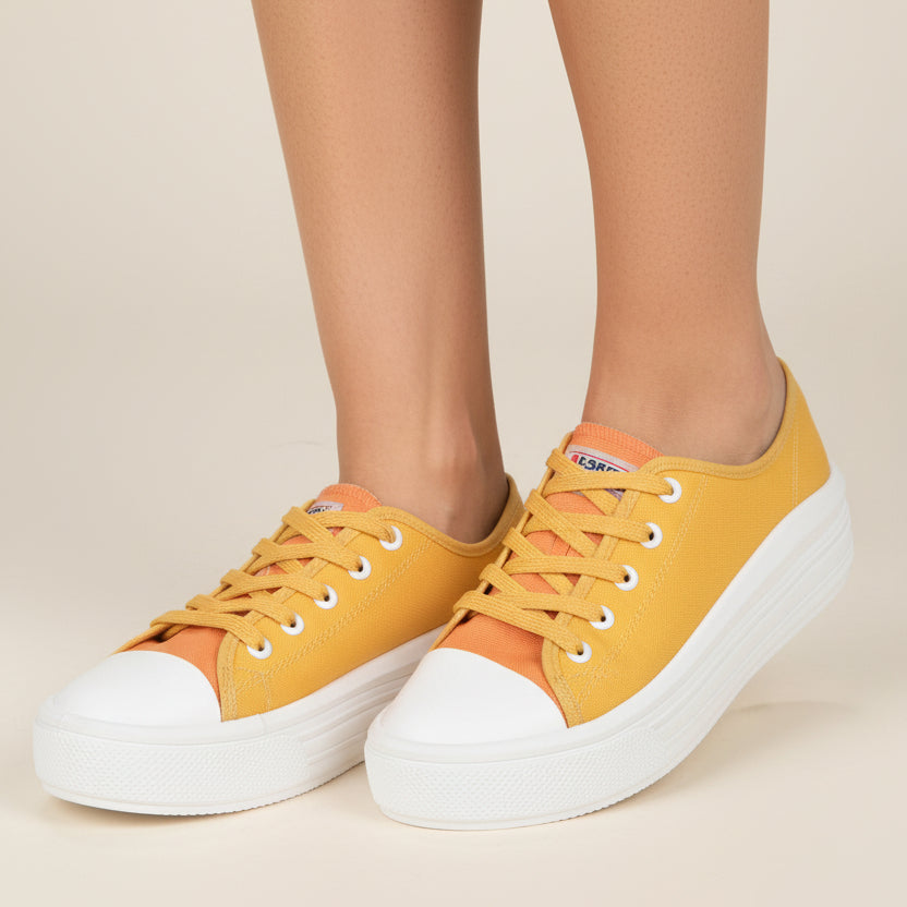 Zapatilla Moleca Mostaza