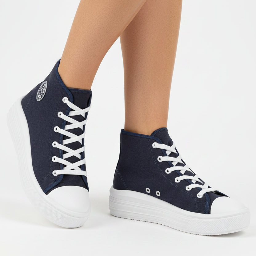 Zapatilla Azul Marino Moleca