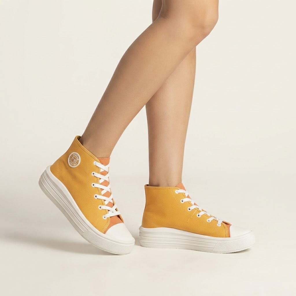 Zapatilla Moleca Mostaza