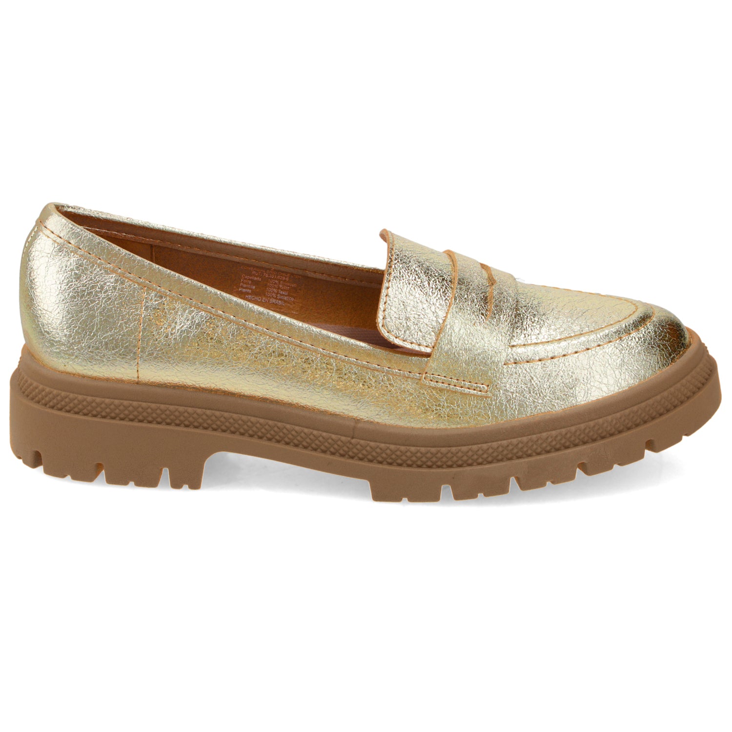 Mocasin Dorado Moleca