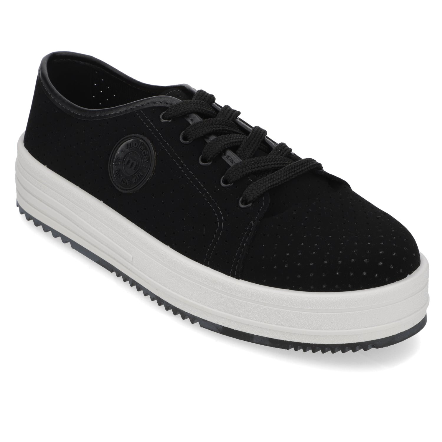 Zapatilla Casual Mujer Moleca Negro