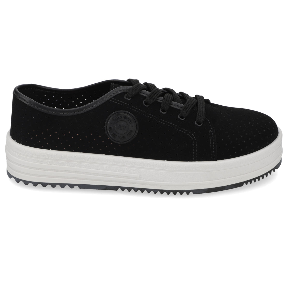 Zapatilla Casual Mujer Moleca Negro