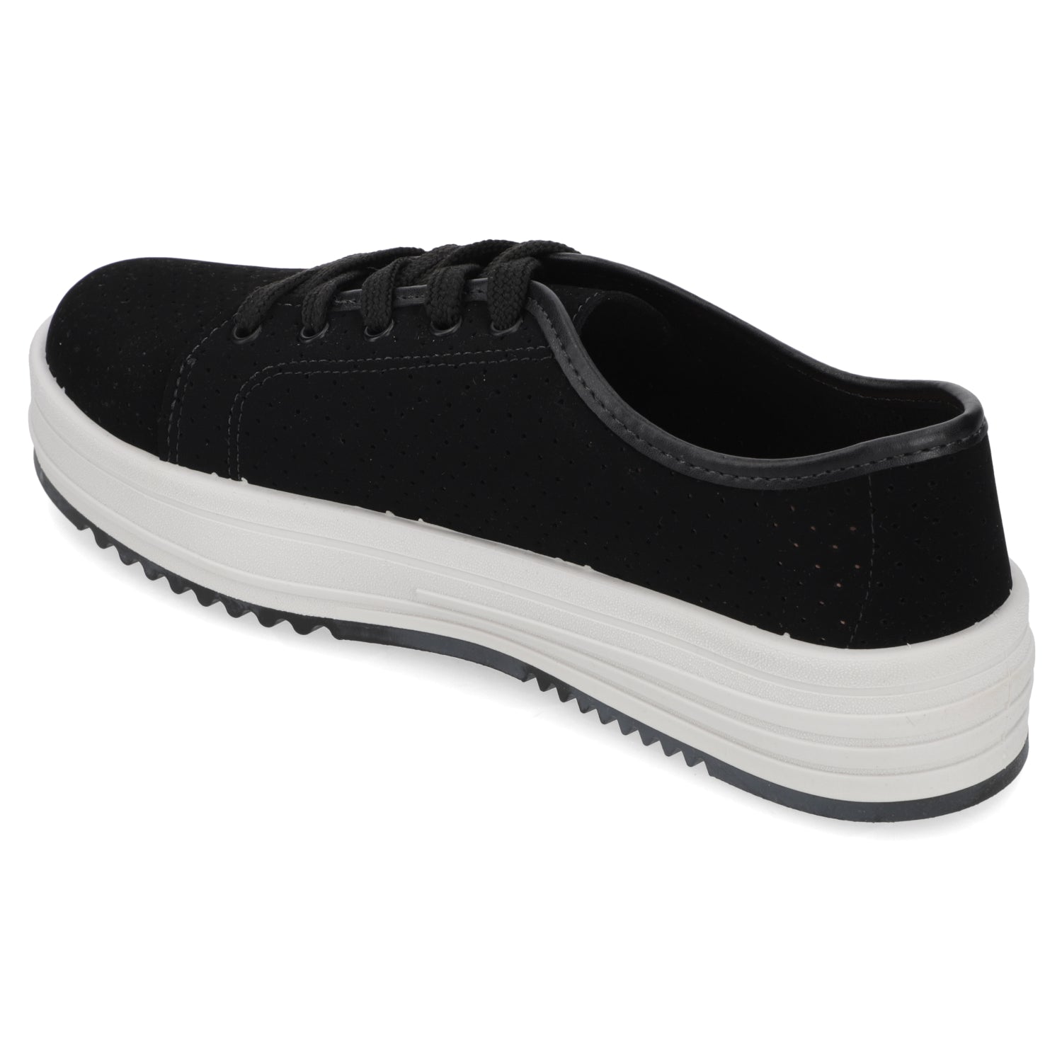 Zapatilla Casual Mujer Moleca Negro