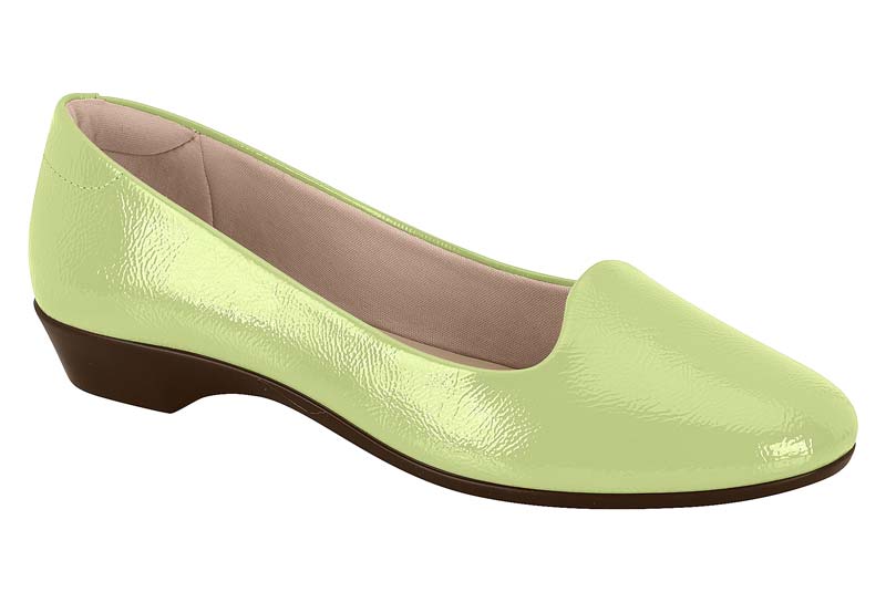 Ballerina Mujer Moleca EcoCuero Menta 34 / Amarillo