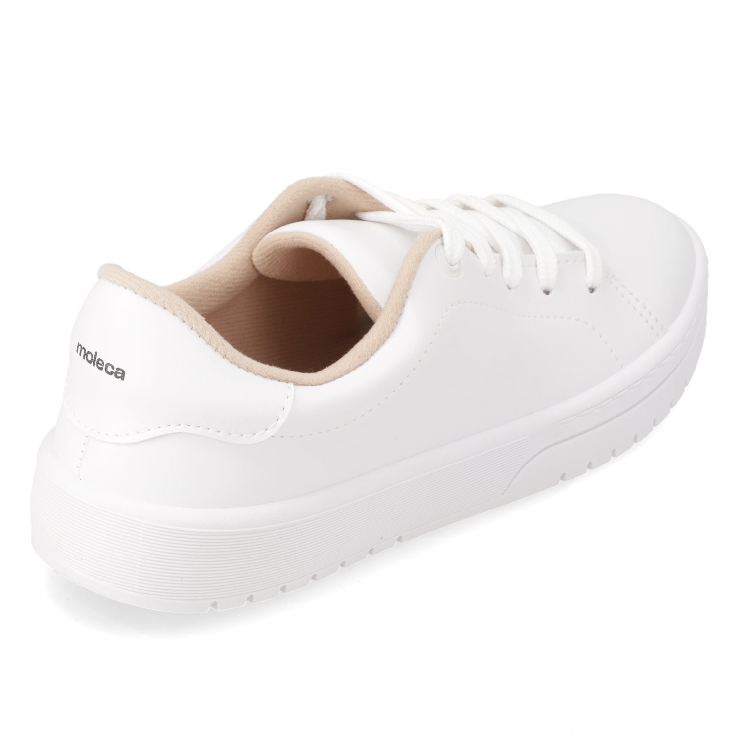 Zapatillas Casuales Blanco Moleca 35 / Blanco