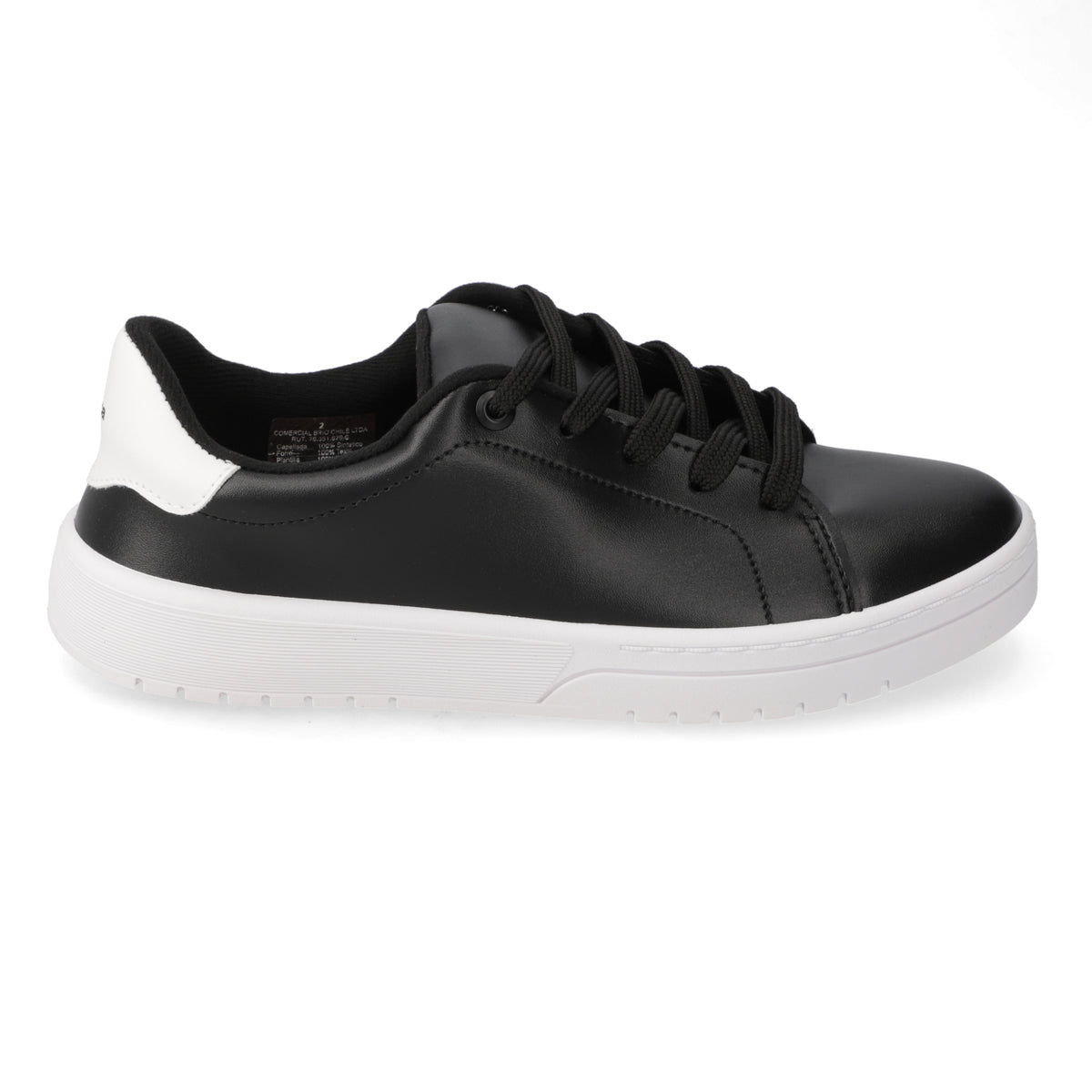 Zapatilla Casual Moleca Negro