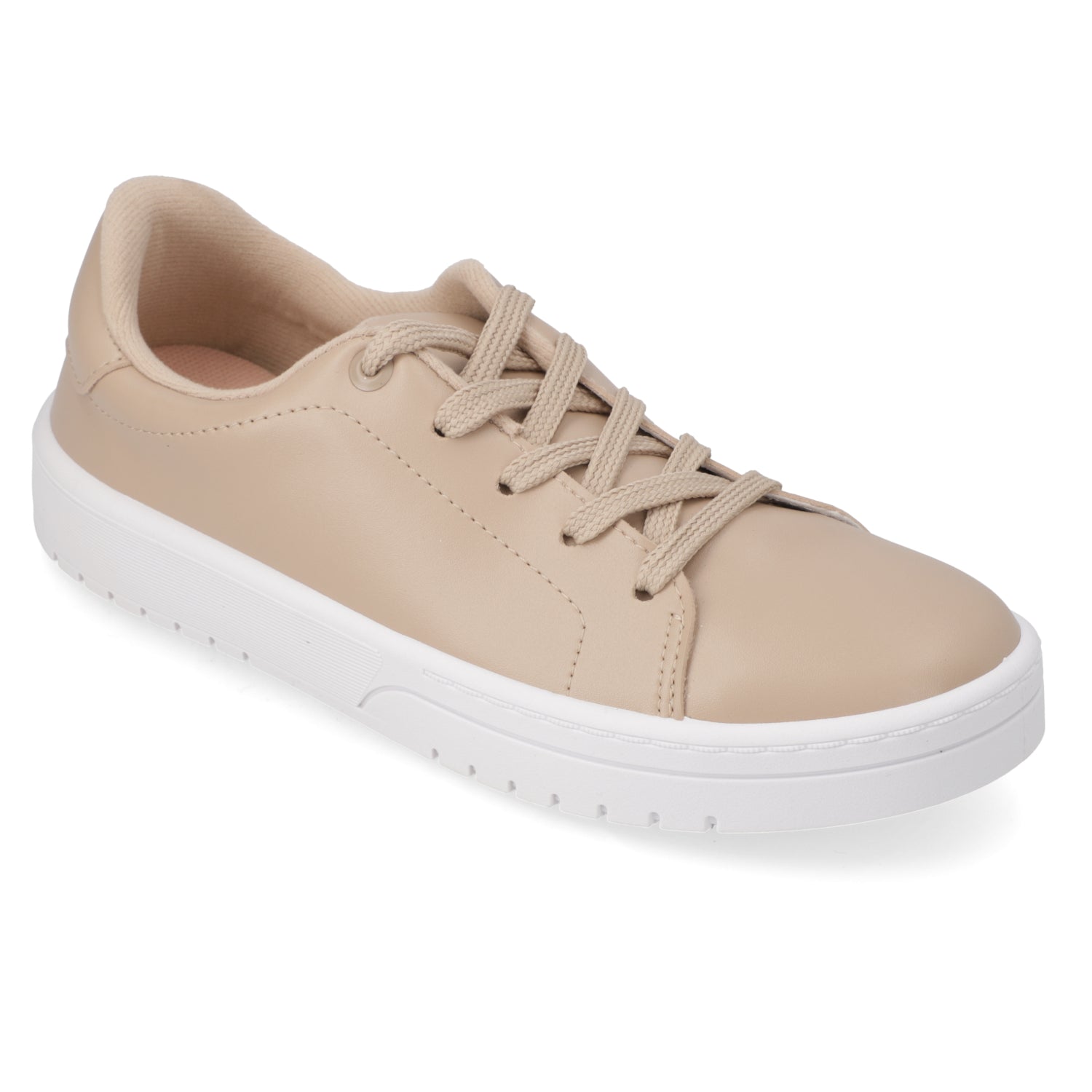 Zapatillas Casuales Beige Moleca 35 / Beige