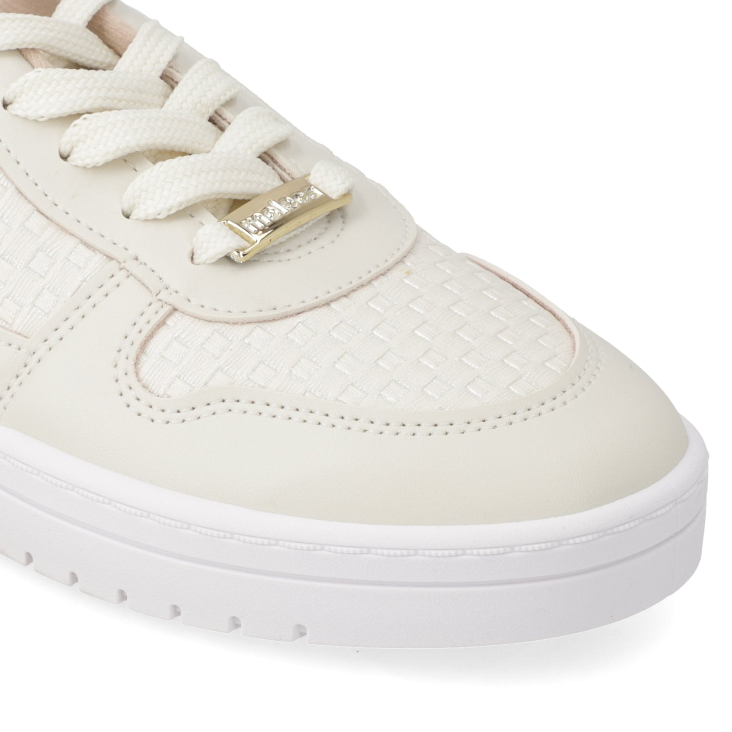 Zapatilla Casual Eco Cuero Moleca Blanco 35 / Blanco