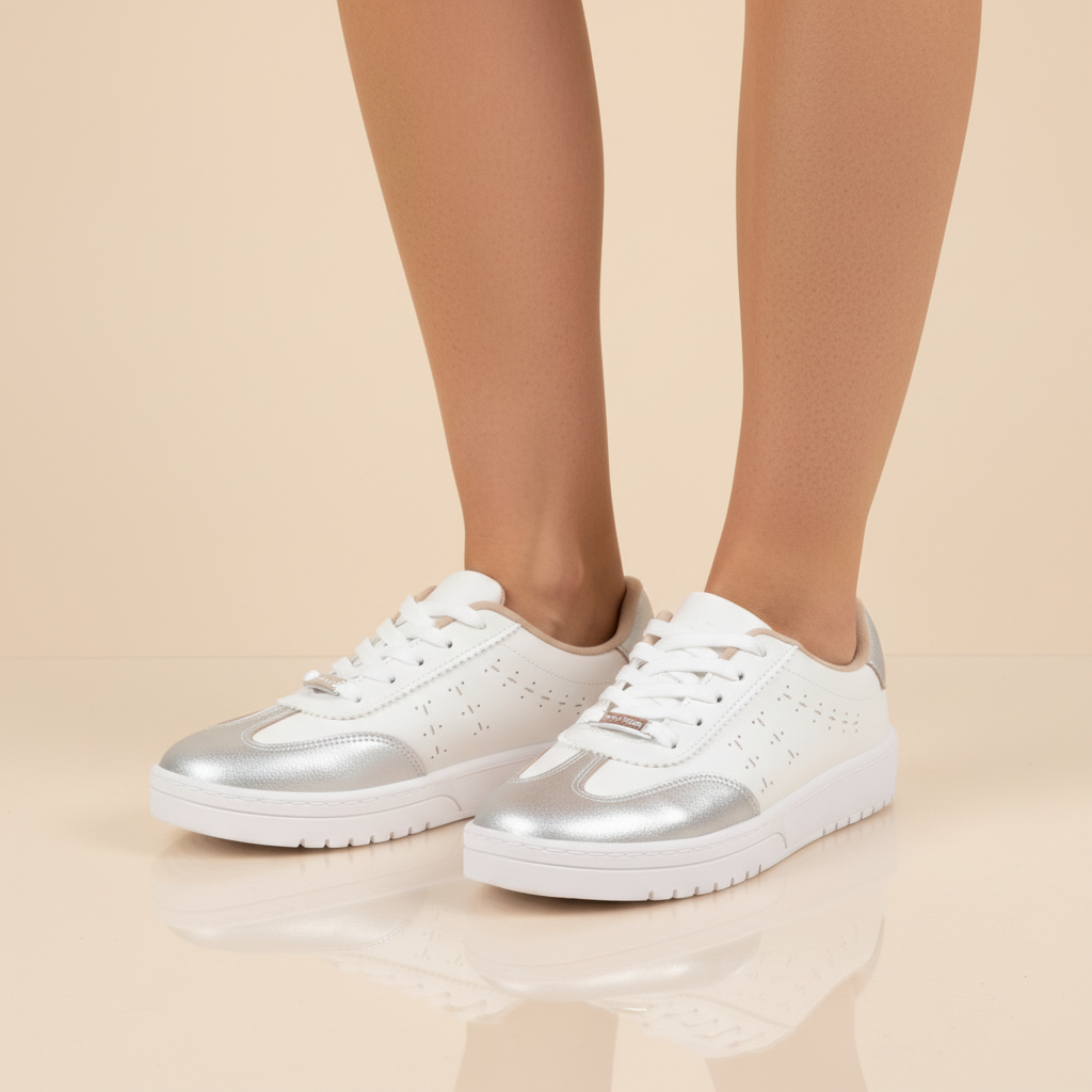 Zapatilla Casual Blanco Moleca