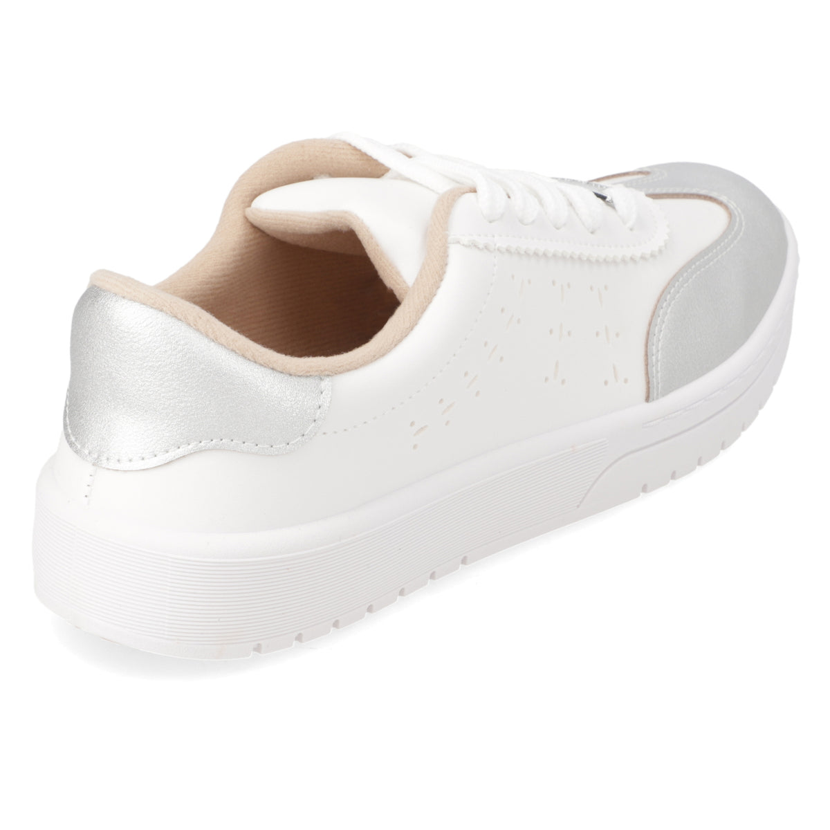 Zapatilla Casual Blanco Moleca 35 / Blanco