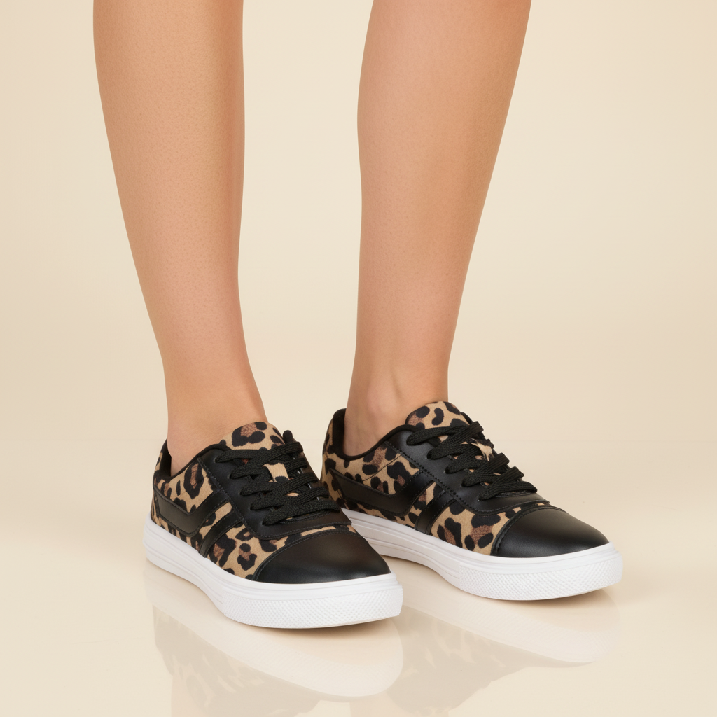 Zapatilla Casual Animal Print Moleca