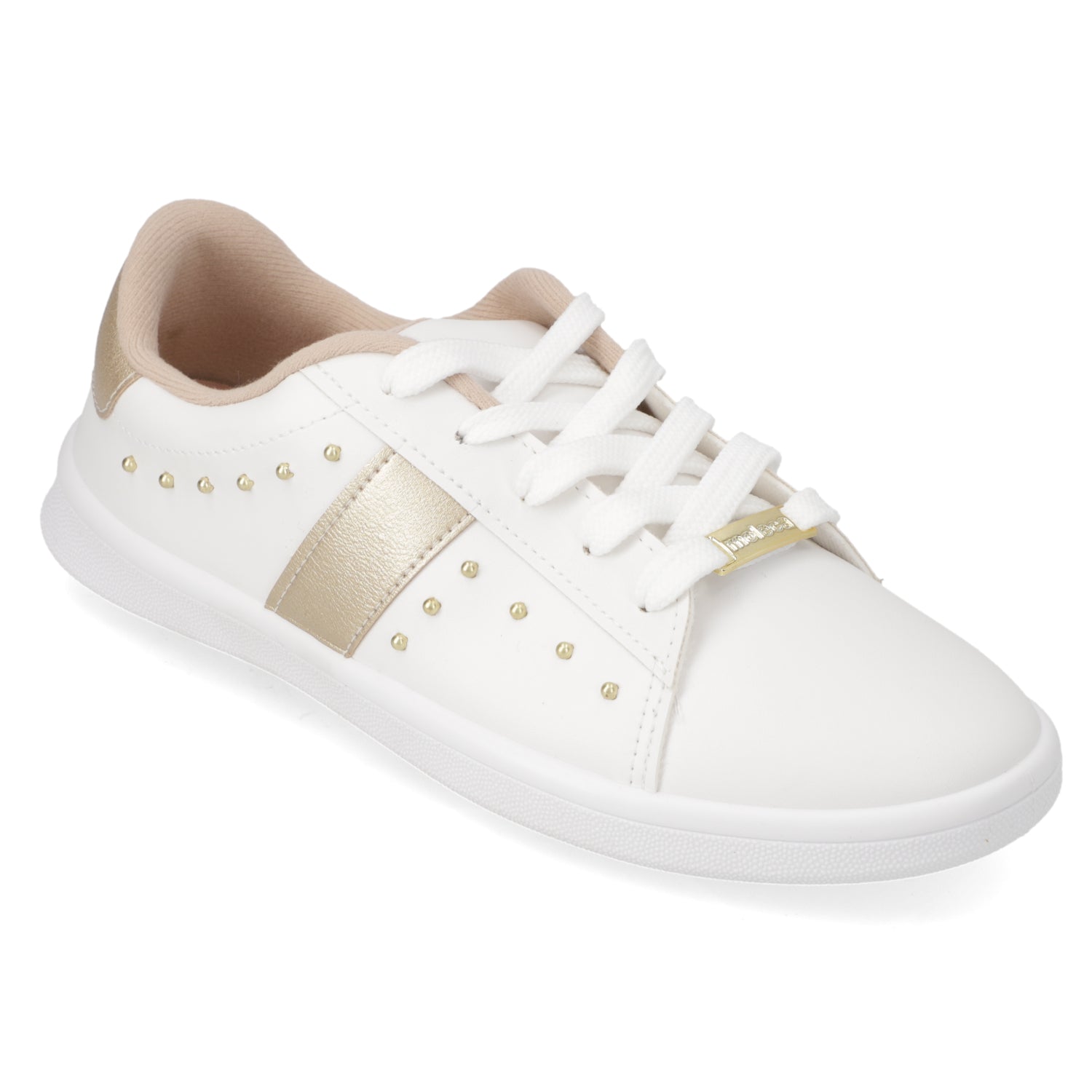 Zapatilla Casual Blanco Moleca 34 / Blanco