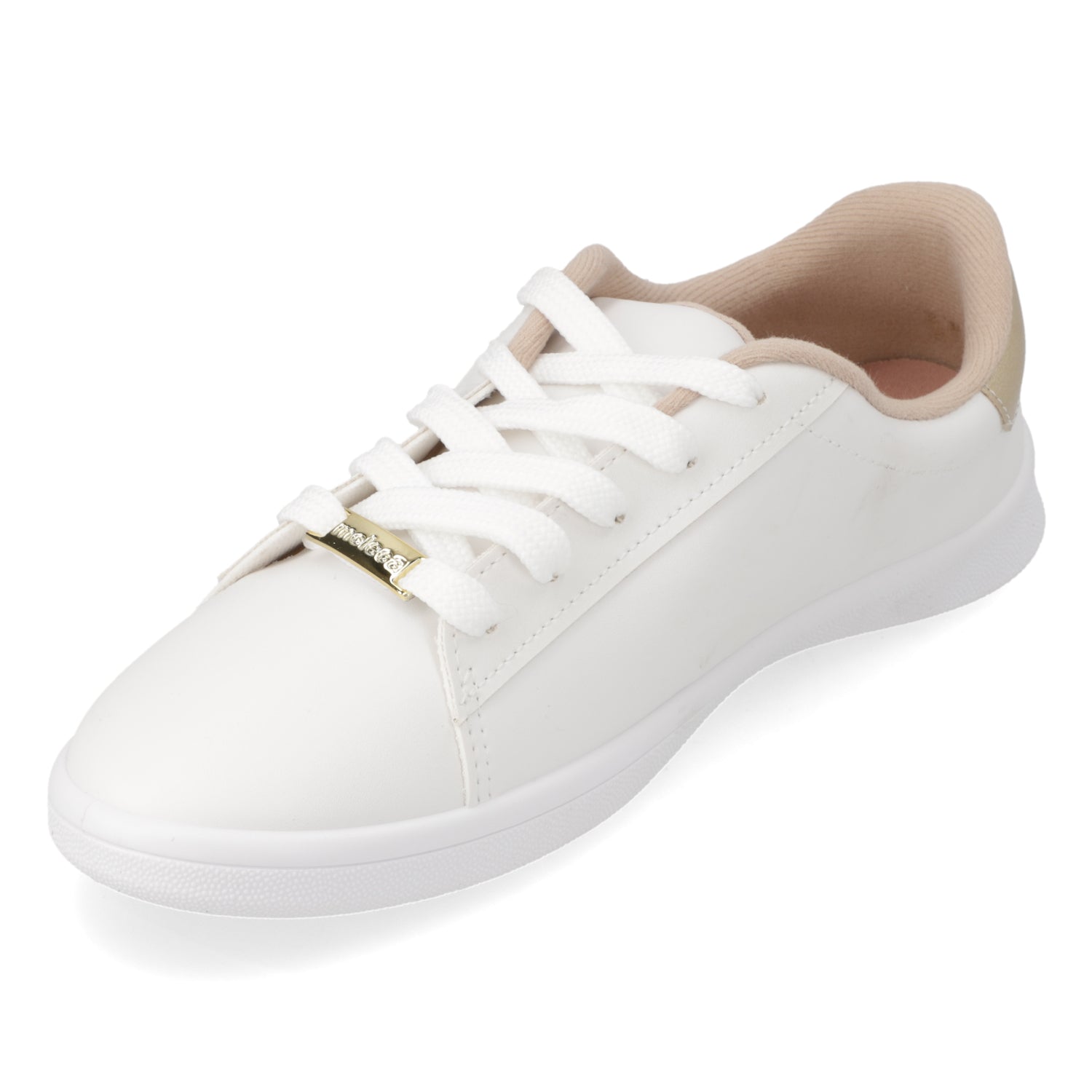 Zapatilla Casual Blanco Moleca 34 / Blanco
