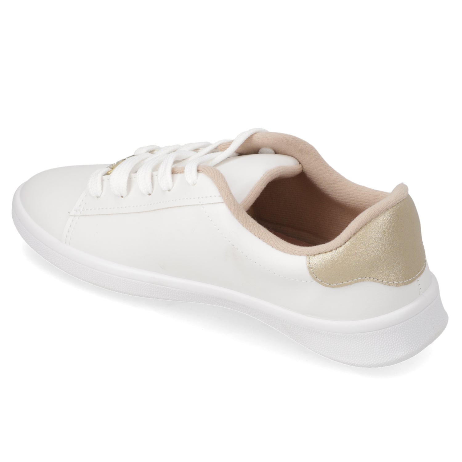 Zapatilla Casual Blanco Moleca 34 / Blanco